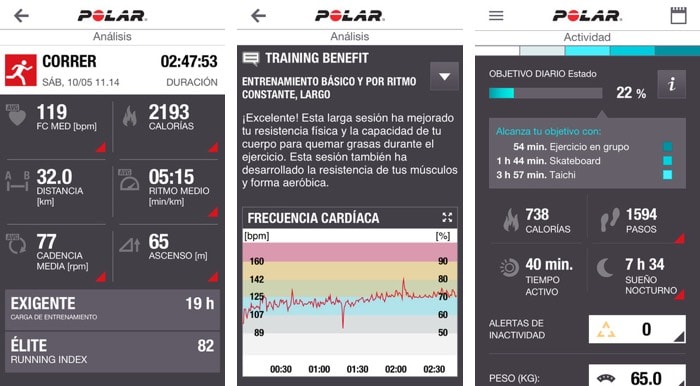 polar flow app
