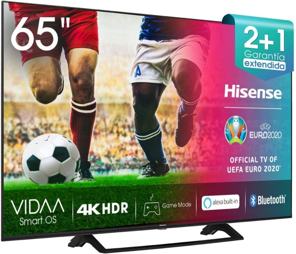 Hisense UHD TV 2020 65AE7200F - Smart TV Resolución 4K con Alexa integrada