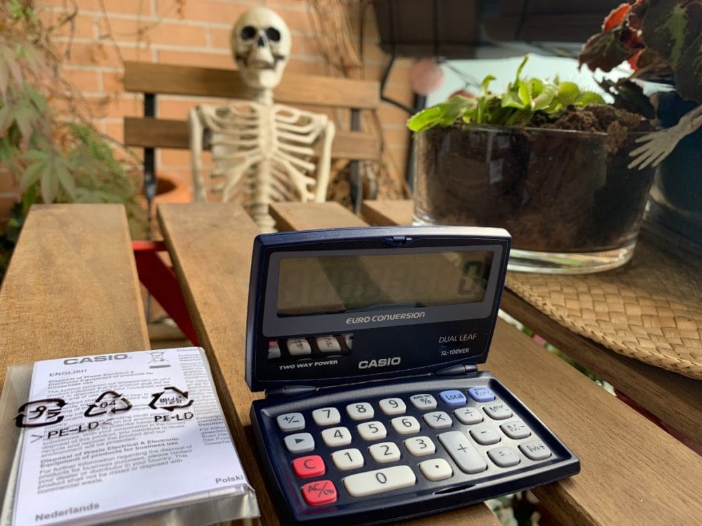 Calculadora de bolsillo Casio SL-100VER