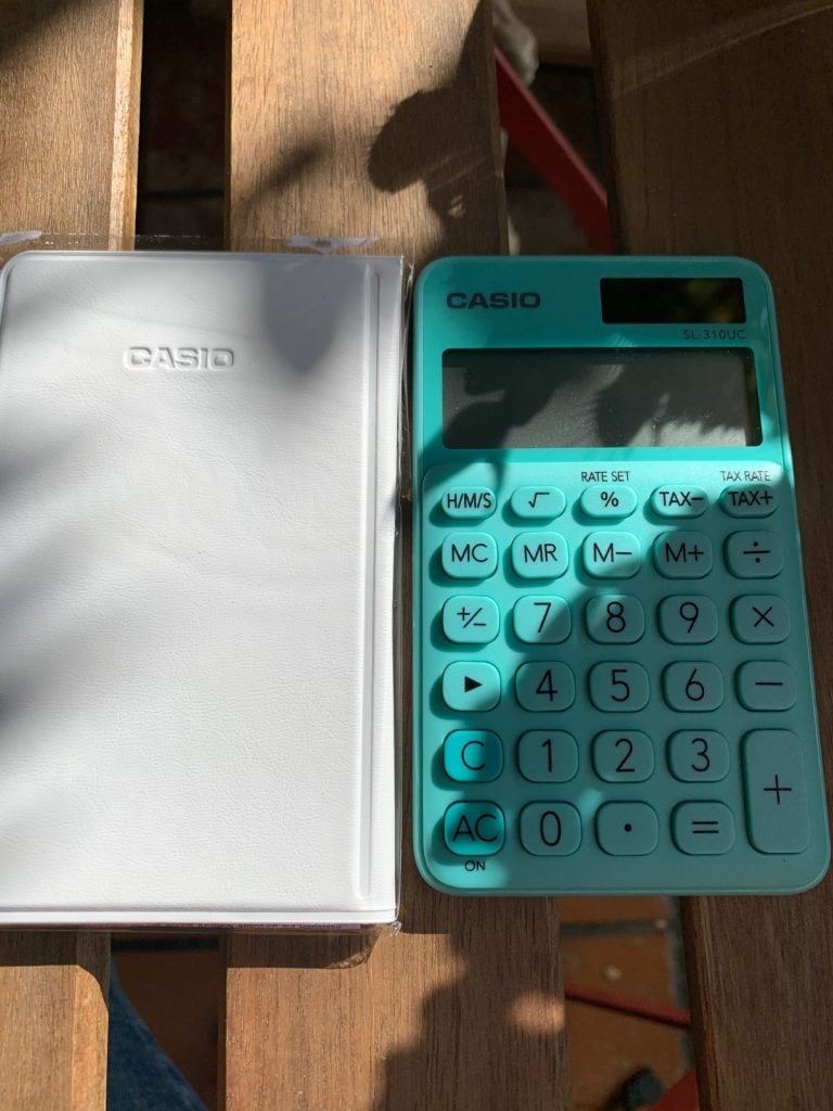 Casio SL-310UC - Pocket Calculator with Case