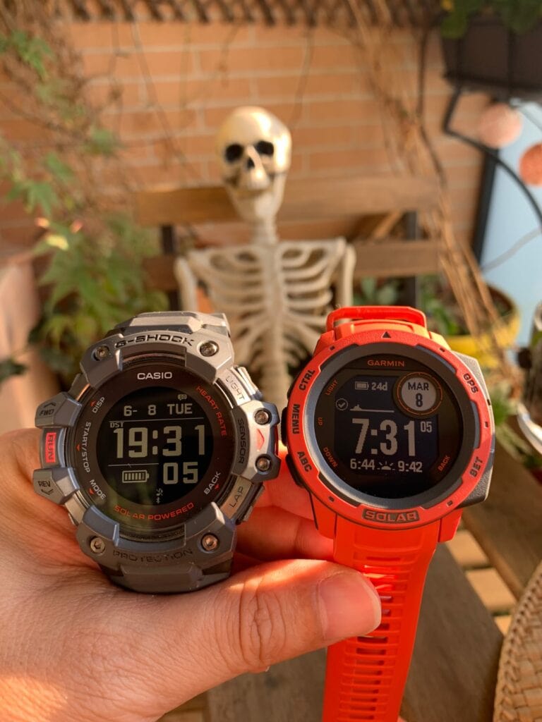 Garmin Instinct Solar vs Casio G-Shock GBD-H1000