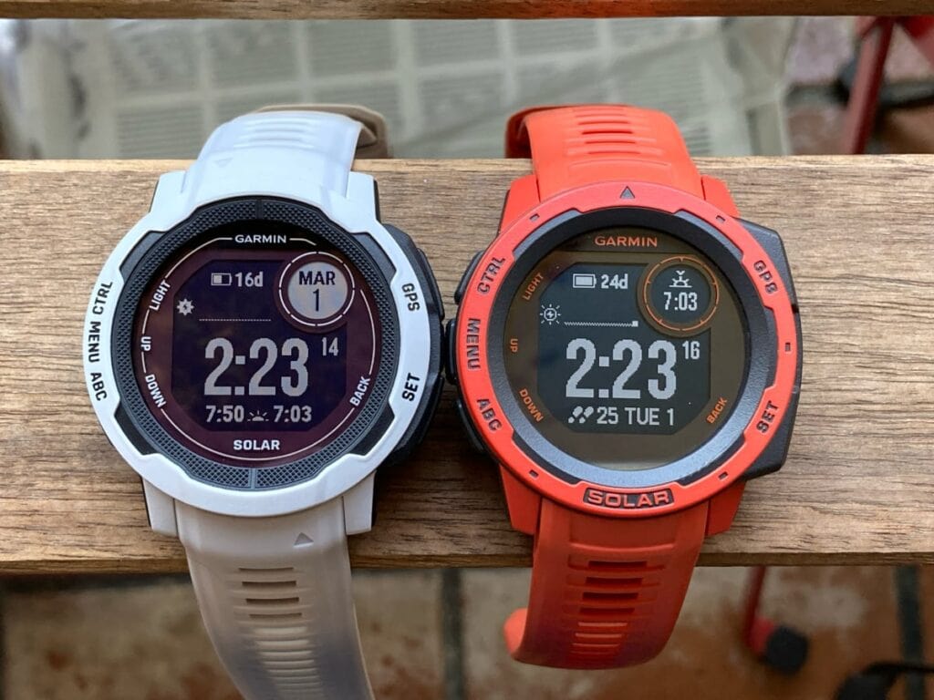 Garmin Instinct Solar vs Garmin Instinct 2 Solar